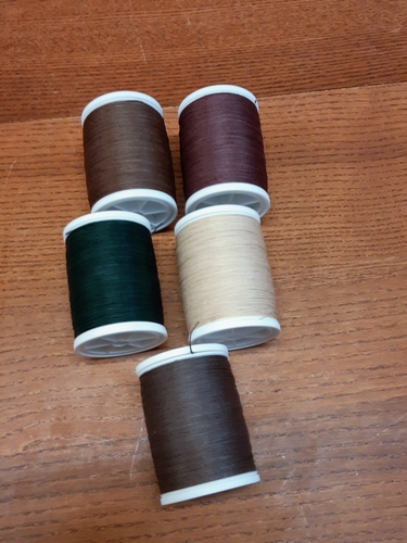 Sewing Thread dark brown - 10 meters on a card
