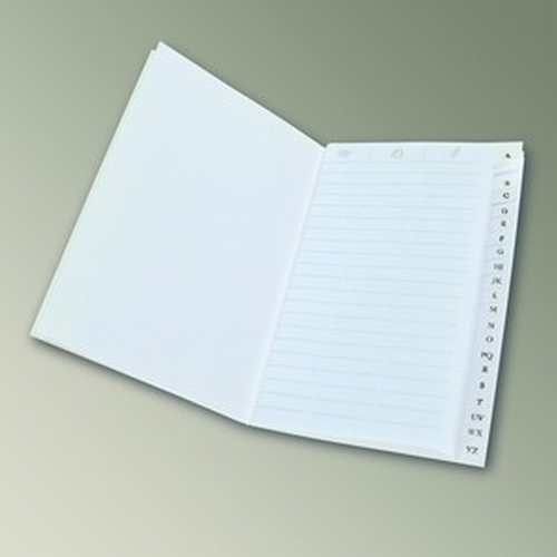 Adress book pocket size - white paper