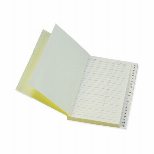 Adress book pocket - ivory paper