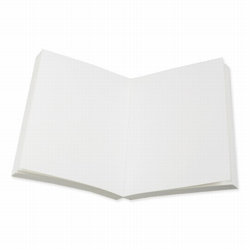 Buchblock blanko - cremefarbig Recyclingpapier
