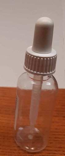 Bottle with dropper