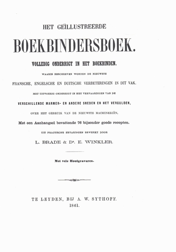 Het geïllustreerde boekbindersboek