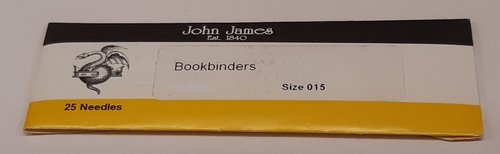 Bookbinders needle nr. 15 - pack of 25