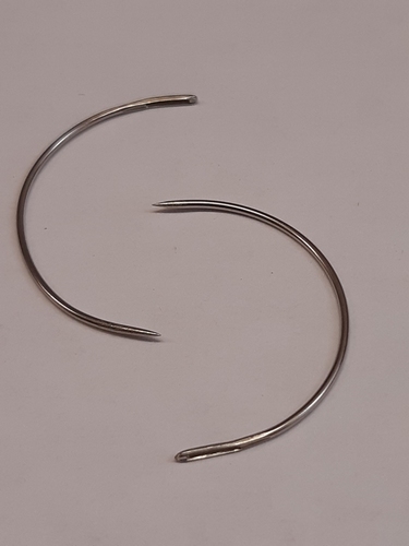 Nadel gebogen - Ø 3,2 cm - Packung mit 12