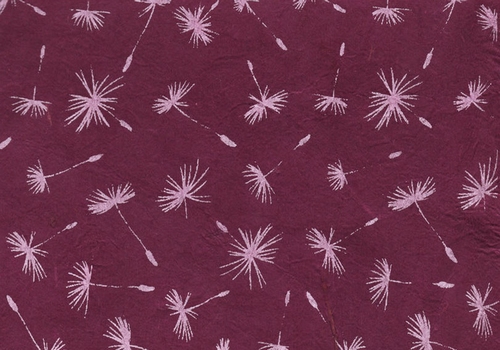 Lokta pluisjes aubergine