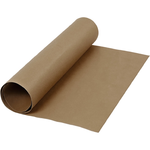 Faux Leather Paper - dark brown