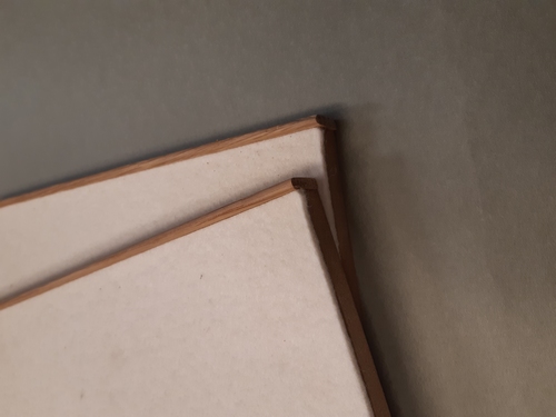 Pressing boards with joint former