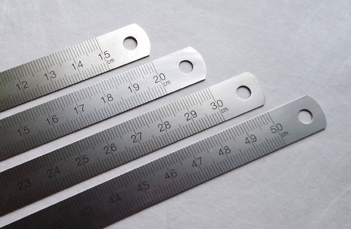 Roestvrij stalen liniaal