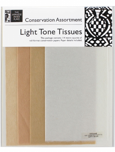 Conserveringsassortiment - lichte kleuren tissues