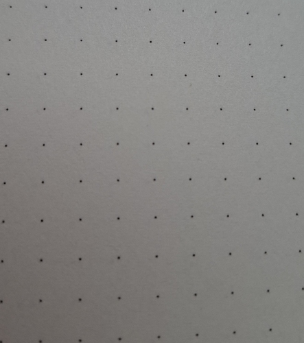 Boekblok met stipjes - cremekleurig - gerecycled