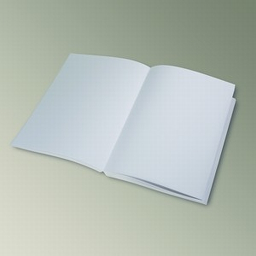 Buchblock blanko - weißfarbig
