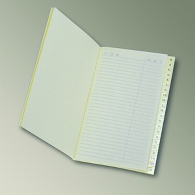 Adress book pocket size - ivory paper