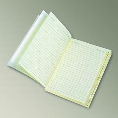 Address book - ivory paper