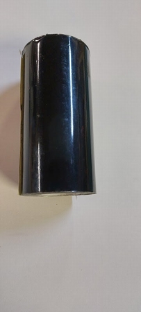 Folie rolletje - zwart metallic