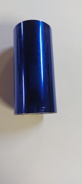 Prägefolie Heißprägefolie BLAU Metallic Breite 100mm x 120m Rolle